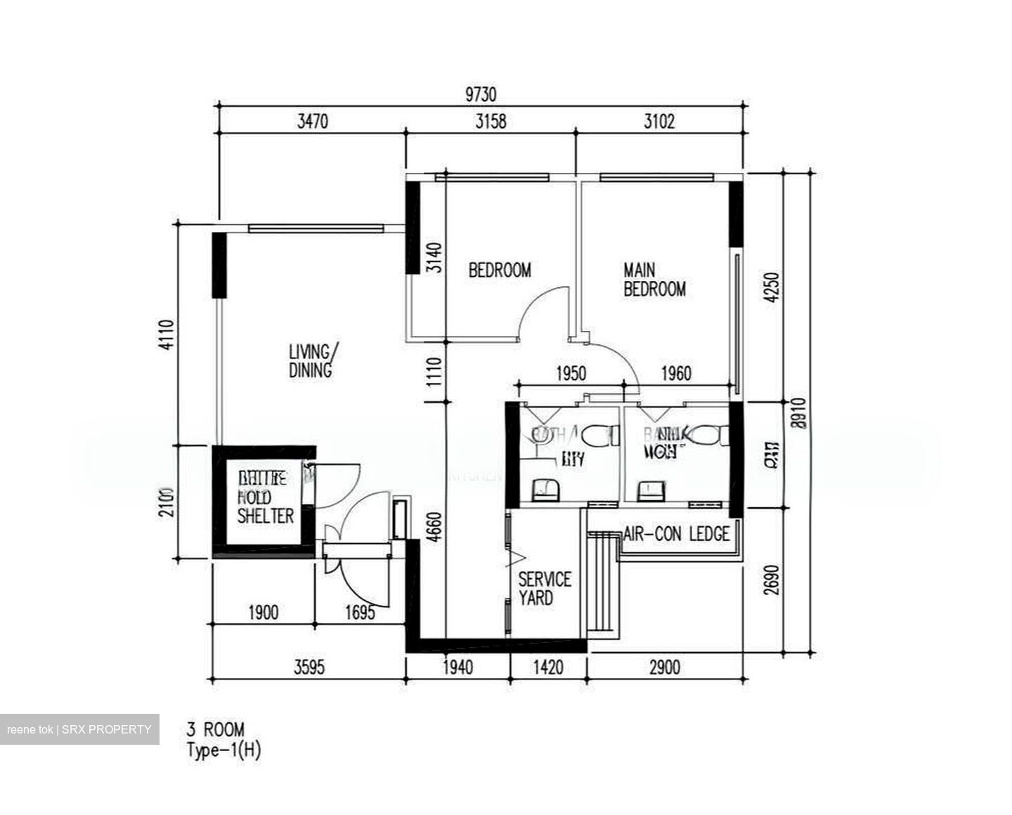 Blk 109B Eastglen @ Canberra (Sembawang), HDB 3 Rooms #612006261